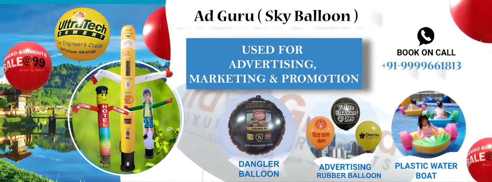 Banner sky balloon